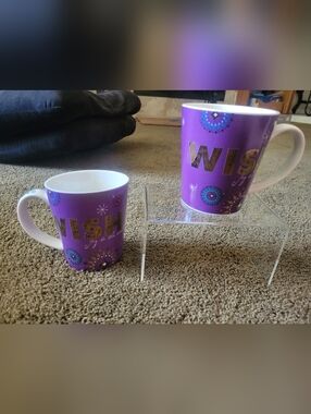 NWOT 2- 2006 HOLIDAY "Wish" Starbuck's Mugs